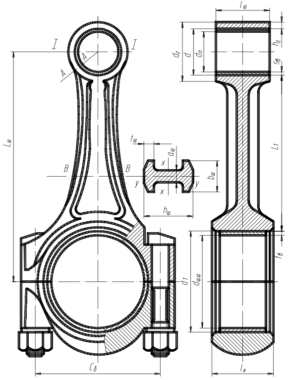 Connecting rod diagram